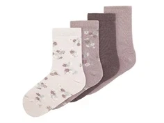 Name It sparrow mix strømper uld/bomuld (4-pak)